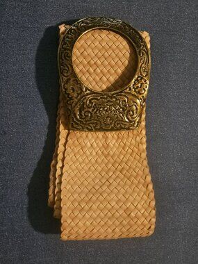 Suzi Roher woven leather belt